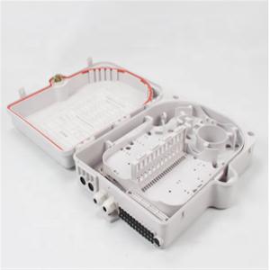 Wholesale Plastic Fiber Optic Junction Box , 24 / 16 Core Fibre Optic Distribution Box from china suppliers