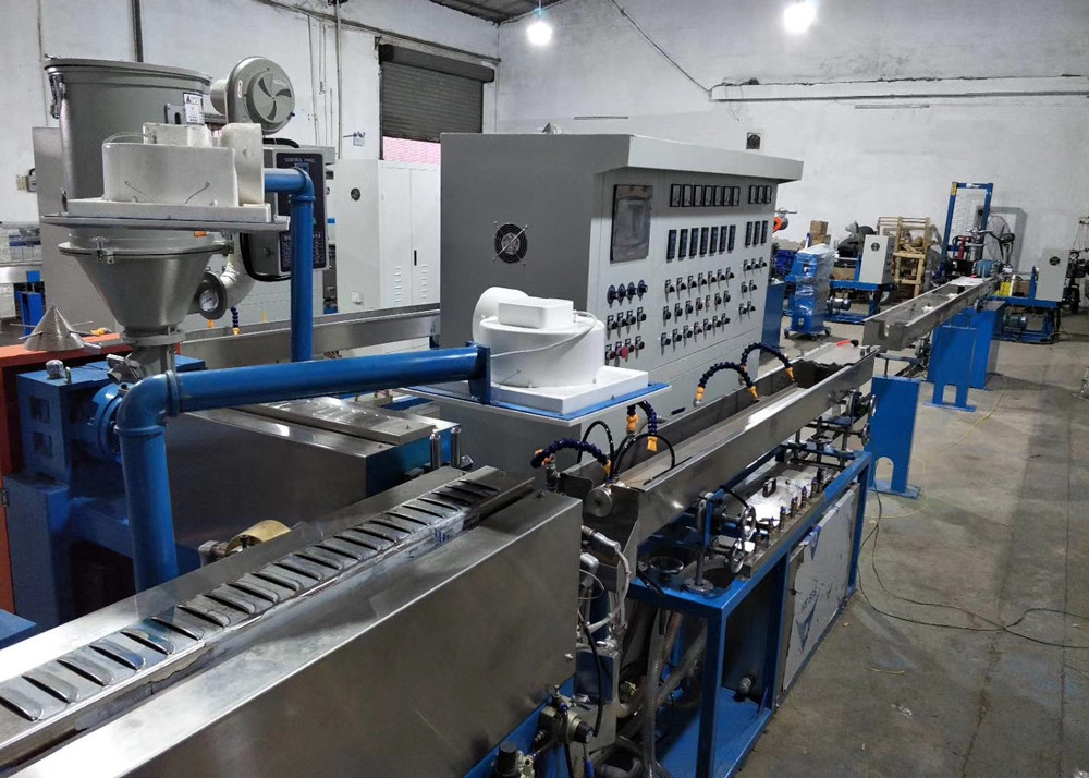 Teflon ETFE FEP Wire Insulating Cable Extrusion Line