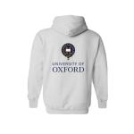 Custom Logo Printing on White University Hoodie for Sports Area Team Spirit