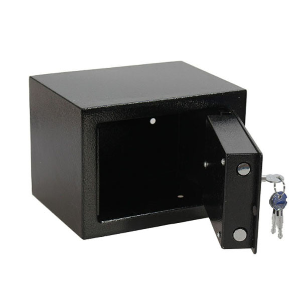 High Safety Manual Safe Metal Steel Deposit Box Home Hotel Two Key Safe Box
