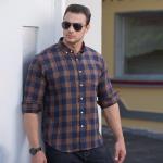 Breathable Poplin Fabric 2022 Fashion Men's Long Sleeve T-Shirts for Autumn Plus
