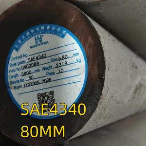Wholesale SAE 4340 Dia 300mm Length 3000mm DIN 1013 DIN 1.6565 / 40CrNiMo 6 QT Solid Bar from china suppliers