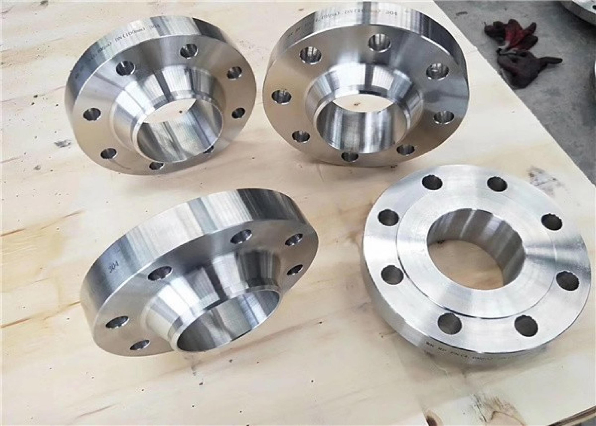 Rj Class1500 4" Sch80s Stainless Steel Welding Neck Flange Astm A182 F51