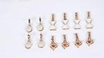 Fadeless Metal Bag Handles Strap Suspension Clasp Rectangle SGS