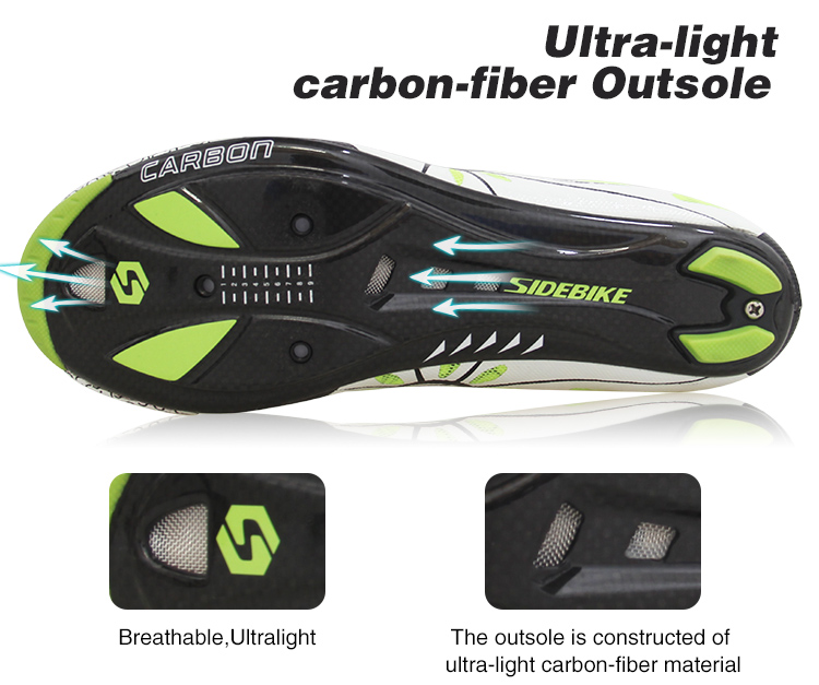 OEM Carbon Sole Cycling Shoes High Reliability With CE / ISO Certification