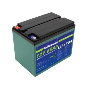 Wholesale Home Solar 12 Volt Lifepo4 Battery 12v 60Ah Long Life Cycle from china suppliers