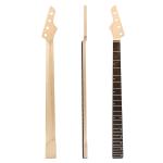 4 Strings 24 Frets Jass Bass Guitar Neck 33.77 Inch Rosewood Maple Wood Satin