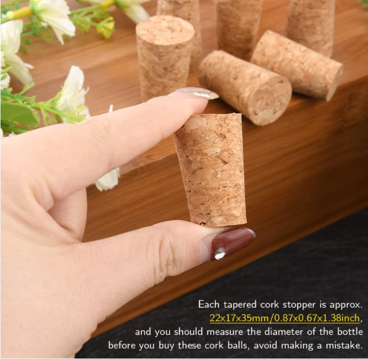 Customied Bottle Color Reusable Synthetic Natural Wine Cork Stopper for Wine Bottle