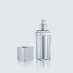 Square Shape Airless Bottles Skin Care Cosmetic Wholesale GR222A 15/30/50ML