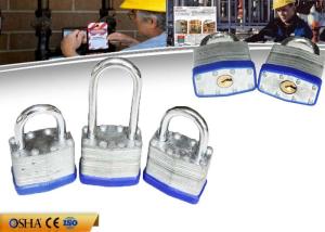 Wholesale Safety Lockout Padlocks 52 MM Laminated Steel Door 110g Weight Metal Sheet from china suppliers