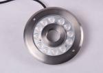 IP68 12W RGB Underwater LED Fountain Lights DC12V / 24V Stainless Steel