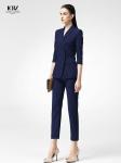 Fashion Custom Cotton Double Breasted Suit Clothing Pants for Women Ladies