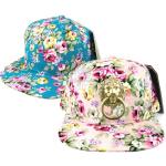 Sublimated Flat Brimmed Snapback Baseball Caps Blank Floral Plain Logo Available