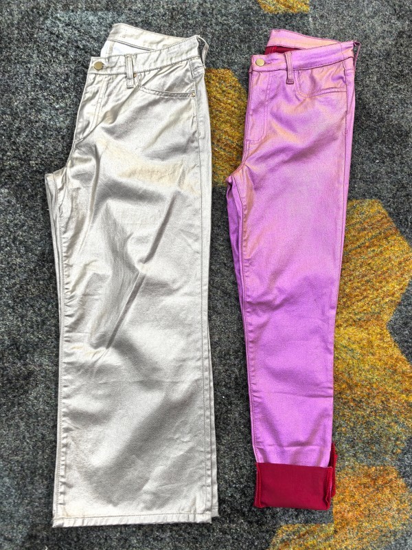 Silver Or Golden Cover Coating Nylon High Stretch Fabric For Lady