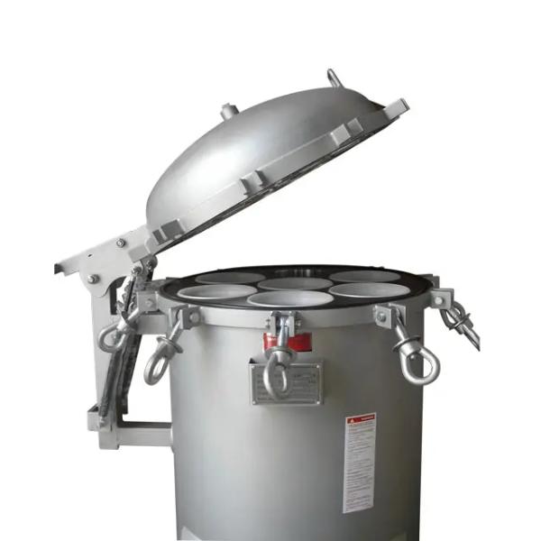 Stainless Steel Industrial Water Filtering Housing 316L Multi Bag