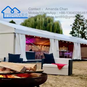 Wholesale Heavy Duty Large White Waterproof Aluminum Frame Tent Pvc Cover Wedding Marquee Tent For Sale from china suppliers