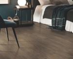 Wear-Resistant 150x900mm Indoor Floor Wooden Porcelain Strips For Bedroom Brown