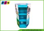 Corrugated Cardboard Four Shelf Display Stable For Games and Puzzles FL210