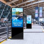 55 Inch Outdoor Lcd Digital Signage 2500/3000/3500/4000 Nits 178 Viewing Angle