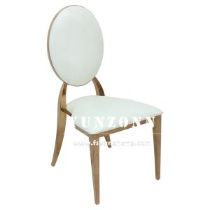 Wholesale Gold Stainless Steel Wedding Chairs Royal Wedding Chair Rentals W49xD53xH94cm from china suppliers