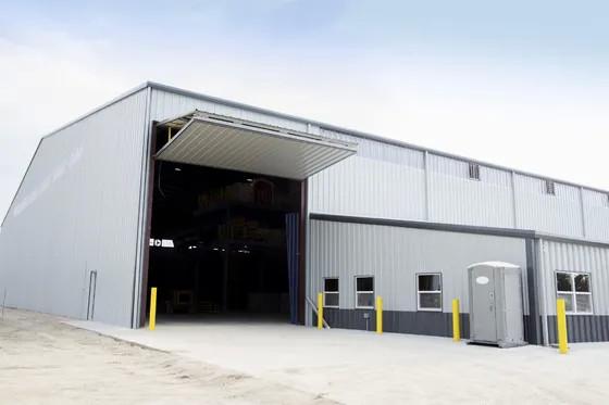 Q235 Light Steel Structure Warehouse Metal Construction Prefab Metal Storage