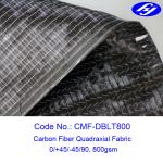 800GSM Carbon Fiber Fabric / Unidirectional Carbon Fiber With 0 / +45 / -45 / 90