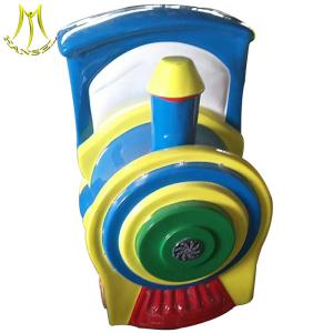 Wholesale Hansel park games electric coin operated kiddie train ride for kids play center from china suppliers