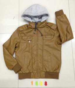 Wholesale 1688 Men's black pu fashion jacket coat stock from china suppliers