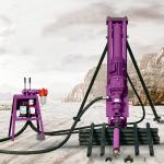 Hydraulic Bore Hole Rock Drilling Rig 50m Depth Mining Pneumatic Portable
