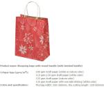 personalized custom paper hair extension carrier shopping bag luxury party