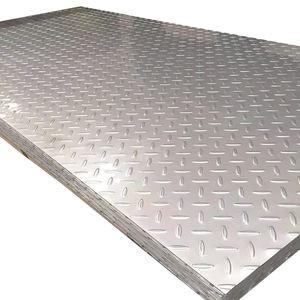 China Ferrite 201 Stainless Steel Checker Plate 316 Sheet Embossed 100mm on sale