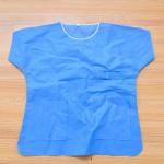 Short Sleeve Non Woven Disposable Scrub Suit