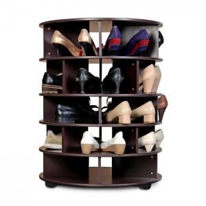 Wholesale 60cm Diameter Entryway Rotating Shoe Rack With Moving Wheels from china suppliers