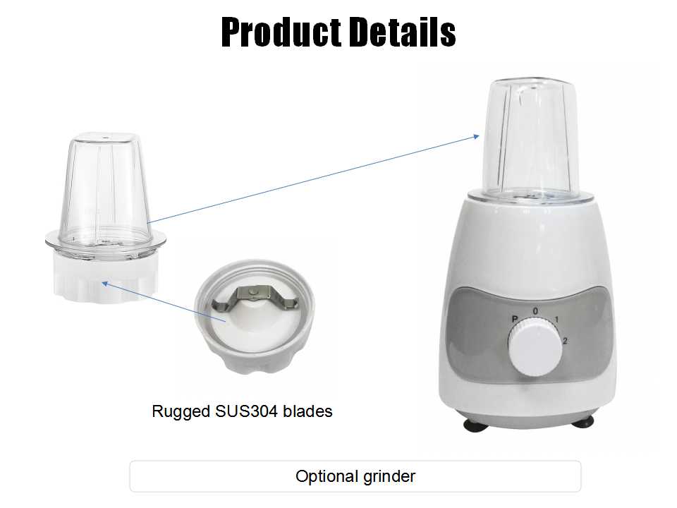 BL816W 600W GS EK1 table blender