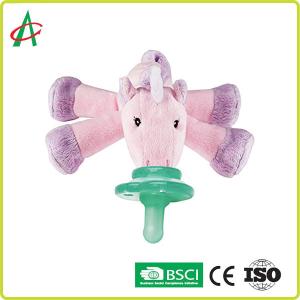 Wholesale 7&quot;x 6&quot; Cute Unicorn Stuffed Animal With Pacifier from china suppliers