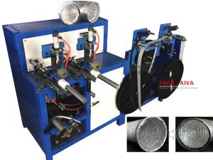 Wholesale Collar Stick Flexible Duct Making Machine 100mm 8000mm from china suppliers