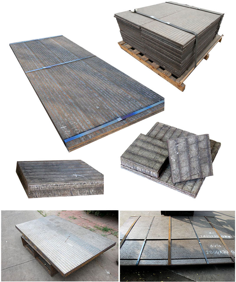 ASTM G65 Wodon abrasion resistant chromium carbide overlay CCO wear plates