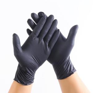 Wholesale Nitrile Powder Free Disposable Gloves Bulk Black Color from china suppliers