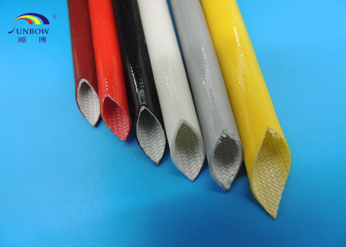 Fireproof Outer Silica Inner Silicone Fiberglass Sleeving for Wire Insulating 0.5mm ~ 30.0mm