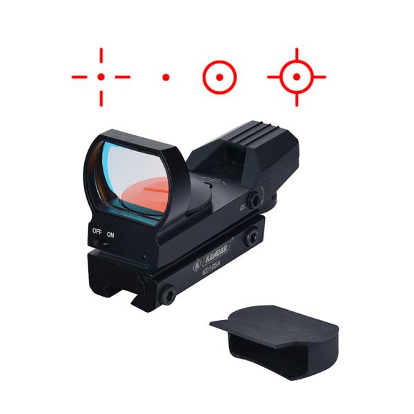 11mm/20mm Base 1X22x33 Red Dot Reflex Sight with Free Eye Relief and Accessories