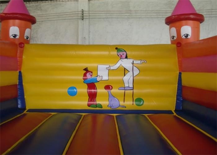 Colorful Waterproof Inflatable Rock Bouncer For Playing Center Approved EN14960
