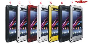 Wholesale 100% Authentic Aluminum Dirtproof/Shockproof/Waterproof Case For SONY Xperia Z1 from china suppliers