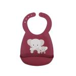 Custom Baby Tableware Set Waterproof Soft Silicone Bibs For Baby