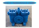 DUPLEX OIL STRAINER MODEL AS16050-0.40/0.22 CB/T425-94 FOR LUBE OIL PUMP SUCTION