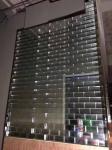Heat Insulation Floor Wall 2 Inch Lattice Clear Glass Brick Tiles