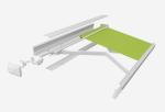 Garden Retractable Folding Arm Awning 2.5m Aluminum Outdoor Sun Shades UV Proof