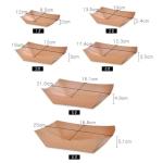 Bulk Fast Food French Fries Packaging Box Containers Kraft Paper Custom