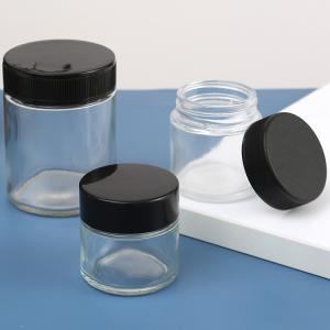 Wholesale 8oz Glass Cylinder Glass Jars Child-proof Lid for Exquisite Food Storage and Candle Making from china suppliers