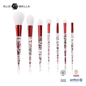 Wholesale 7pcs Makeup Brush Gift Set Beauty Care Plastic Handle Synthetic Hair from china suppliers