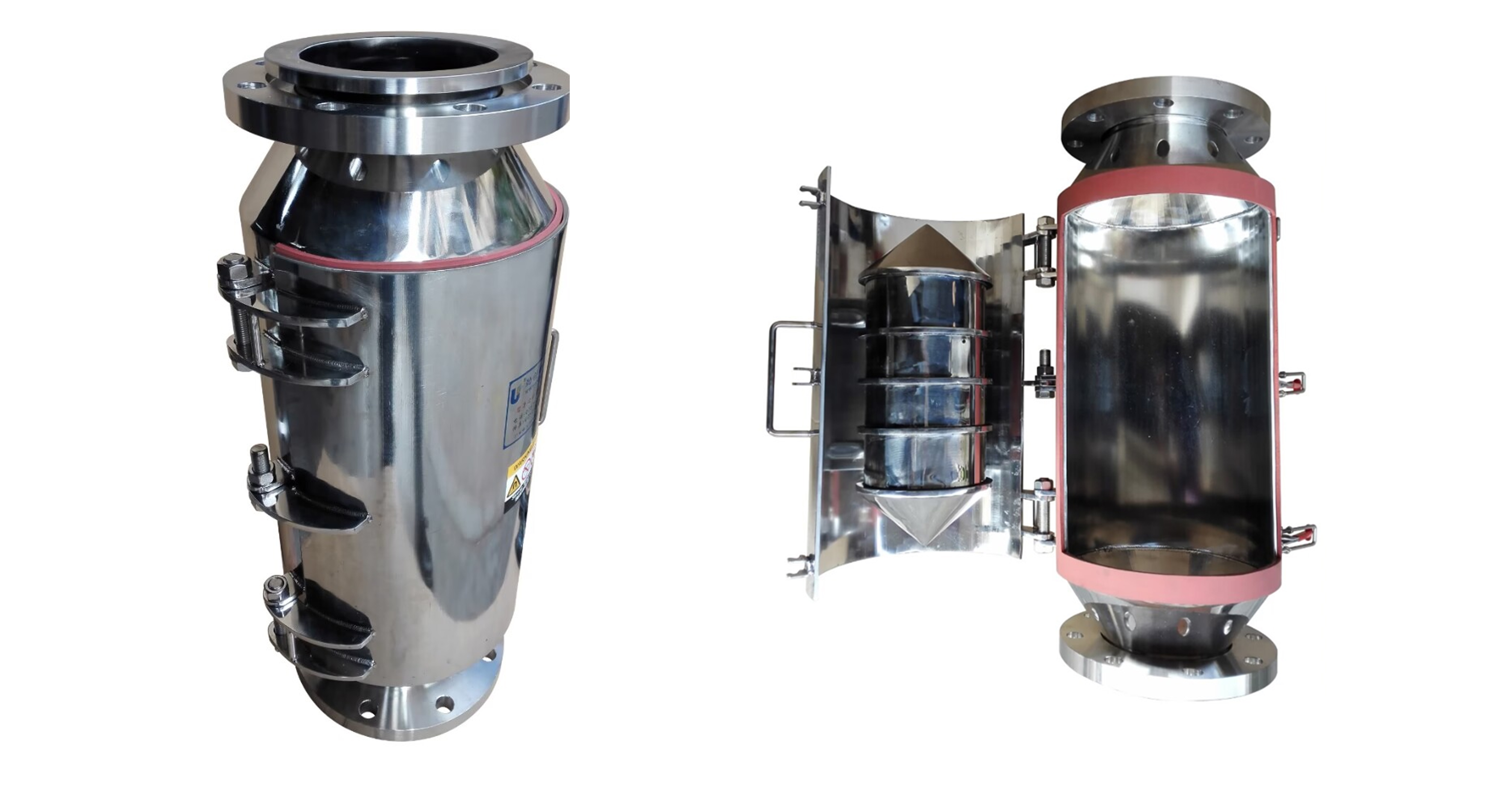 Customized Housing Permanent Bullet Magnetic Separator with High Separation Efficiency